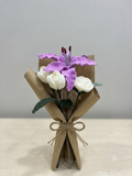 Lilly and Tulip Crochet Flower Bouquet